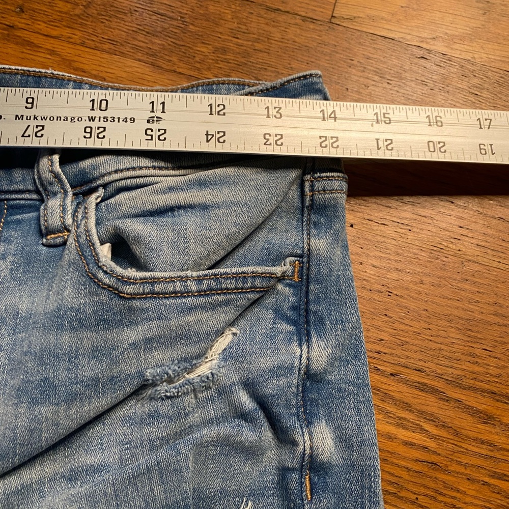 American Eagle high rise jeggings -size 8 long - Picture 3 of 7